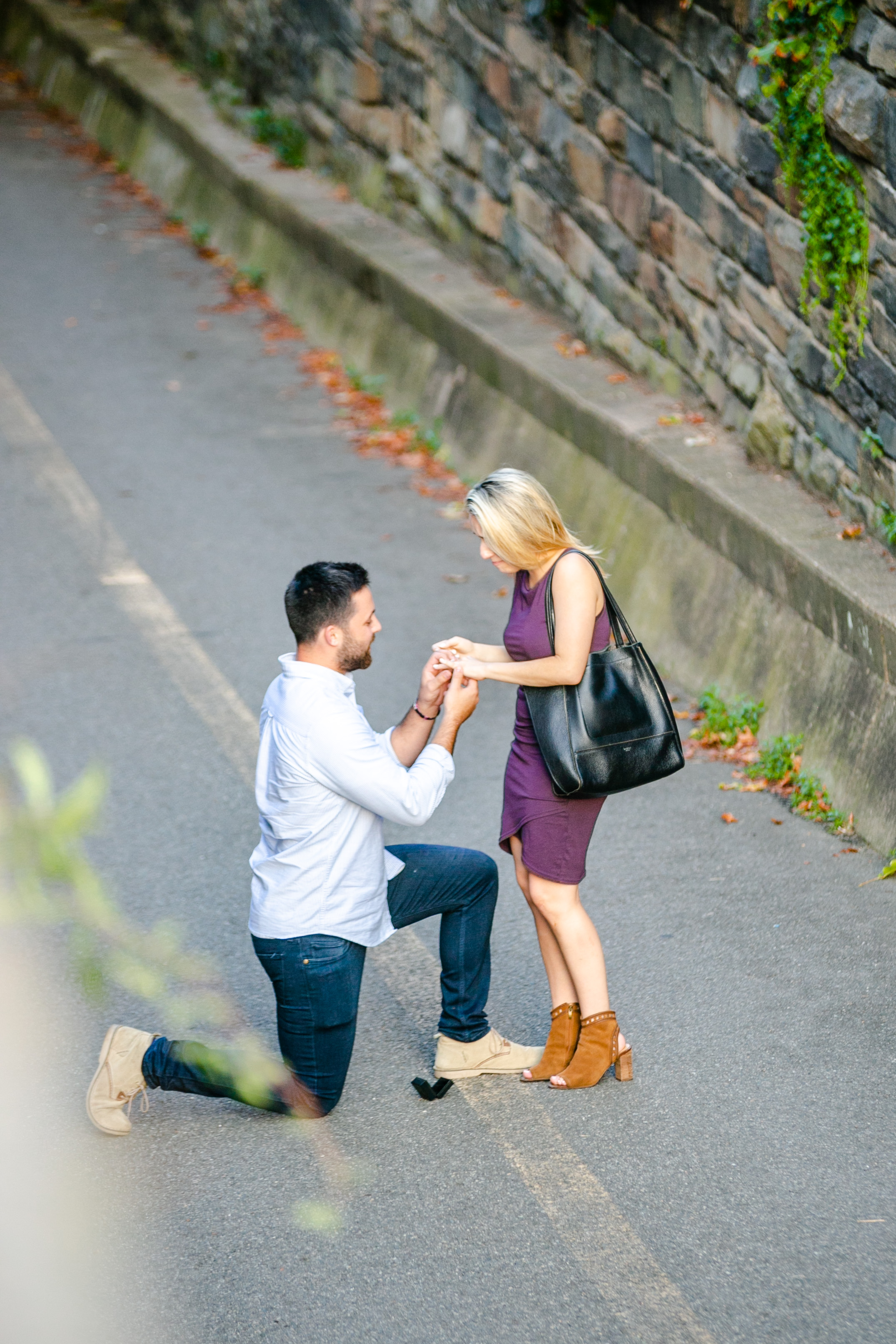 Proposal in Old Town Alexandria