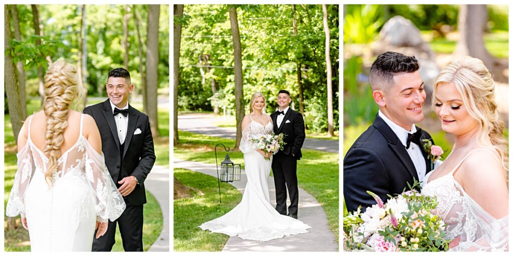 Green and Ivory wedding at Historic Rosemont Springs, at Rosemont Manor, in Berryville Virginia