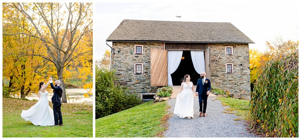 Fall wedding at Sylvanside Farm in Purcellville, Virginia